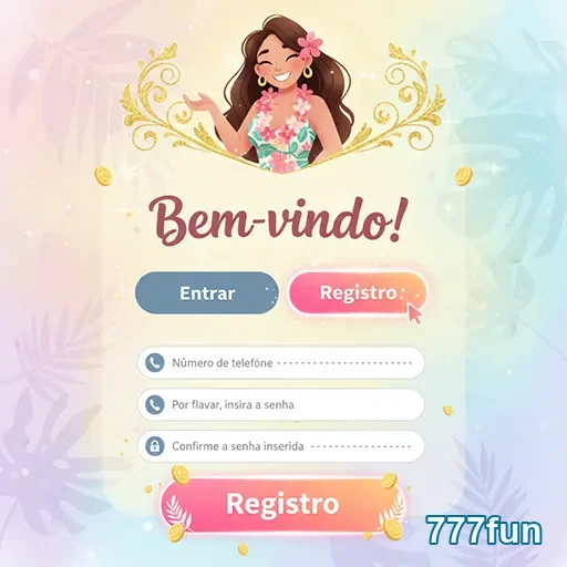 Ilustração de Experimente o aplicativo cassino 777fun com segurança e rapidez