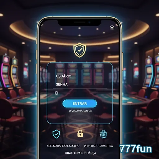 Ilustração de Experimente a Diversão de Jogos Ao Vivo e Slots na 777fun